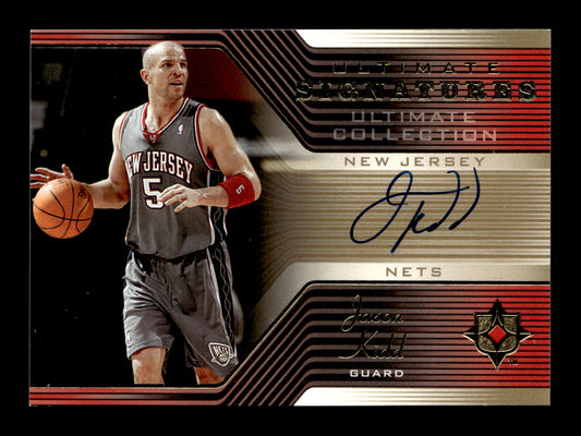 2004-05 Upper Deck Ultimate Collection Jason Kidd #US-JK Signatures New Jersey Nets