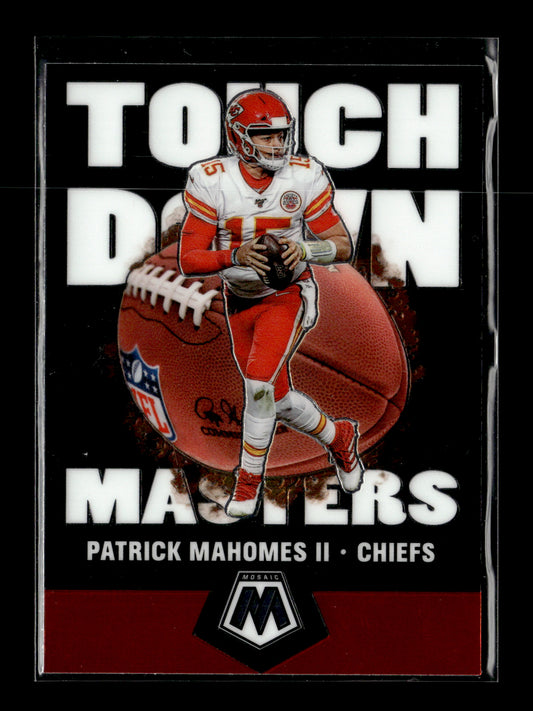 2020 Panini Mosaic Patrick Mahomes II #TM8 Touchdown Masters Kansas City Chiefs