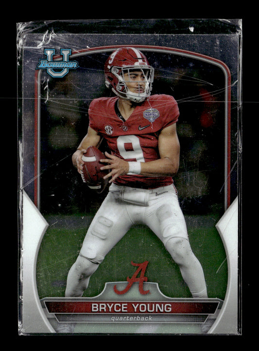 2022 Bowman University Chrome Bryce Young #1 Alabama Crimson Tide