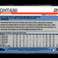 2019 Topps Shohei Ohtani #250 Santa Belt Los Angeles Angels
