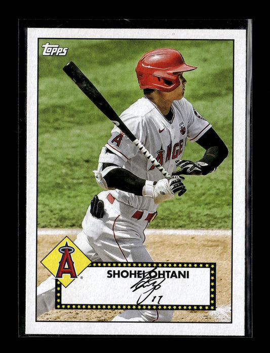 2021 Topps Shohei Ohtani #T52-43 1952 Topps Redux Los Angeles Angels