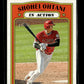 2021 Topps Heritage Shohei Ohtani #246 Red Los Angeles Angels