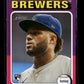 2024 Topps Heritage Jackson Chourio #632c Milwaukee Brewers