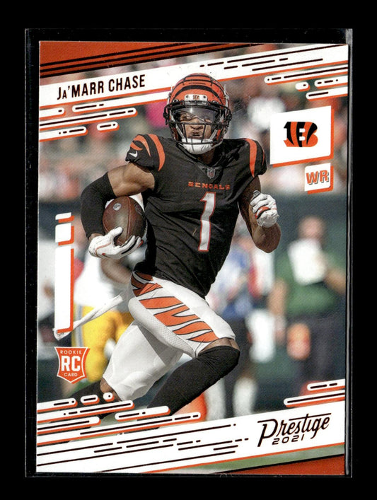 2021 Panini Chronicles Ja'Marr Chase #212 Prestige Rookies Update Cincinnati Bengals