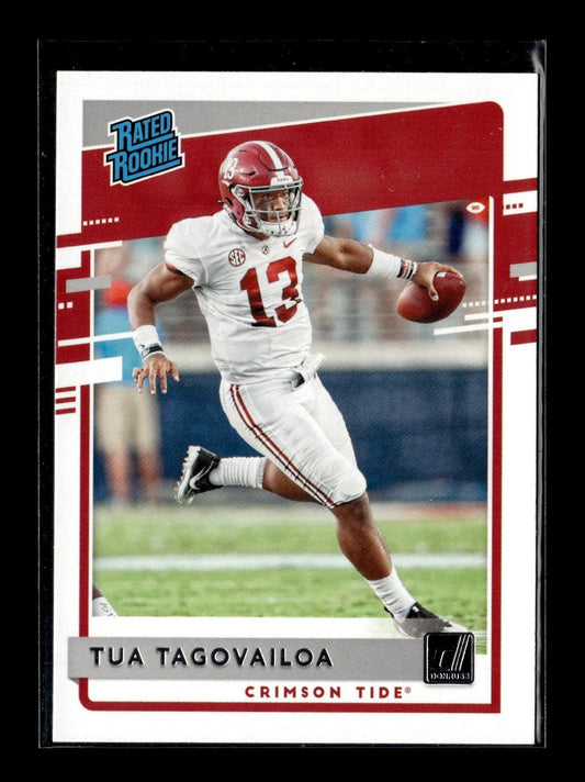 2020 Panini Chronicles Draft Picks Tua Tagovailoa #3 Donruss Rated Rookies Draft Picks Alabama Crimson Tide