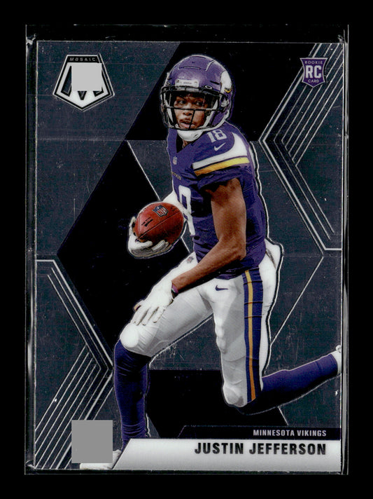 2020 Panini Mosaic Justin Jefferson #209 Minnesota Vikings