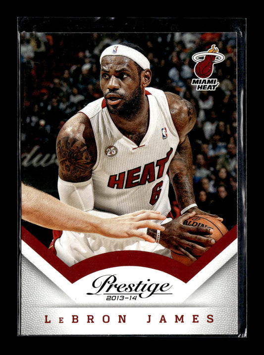 2013-14 Panini Prestige LeBron James #39 Miami Heat