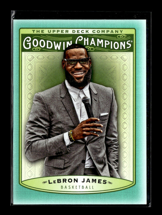2019 Upper Deck Goodwin Champions LeBron James #50 Royal Blue