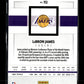 2019-20 Panini Chronicles LeBron James #112 Los Angeles Lakers