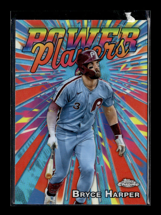 2025 Topps Chrome Bryce Harper #PP-6 Power Players Philadelphia Phillies