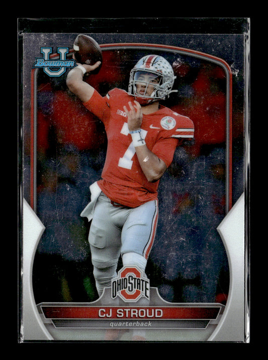 2022 Bowman University Chrome C.J. Stroud #100 Ohio State Buckeyes