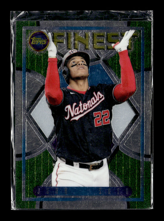 2022 Topps Finest Flashbacks Juan Soto #89 Washington Nationals
