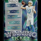 2023 Panini Contenders Justin Herbert #12 Winning Ticket Los Angeles Chargers