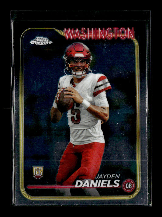 2024 Topps Chrome Jayden Daniels #201 Washington Commanders