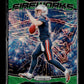 2024 Panini Prizm Drake Maye #22 Fireworks Green Wave Prizm New England Patriots