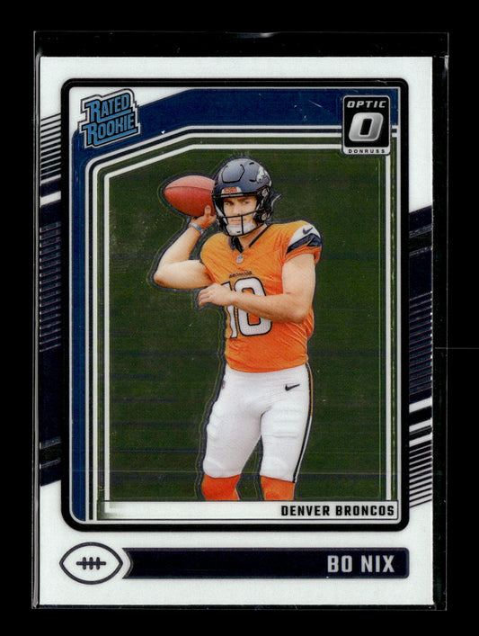 2024 Donruss Optic Bo Nix #209 Denver Broncos