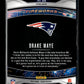 2024 Panini Prizm Drake Maye #22 Fireworks Green Ice Prizm New England Patriots