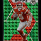 2020 Panini Mosaic Patrick Mahomes II #297 Prizm Green Kansas City Chiefs