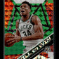 2019-20 Panini Mosaic Giannis Antetokounmpo #12 Will to Win Mosaic Green