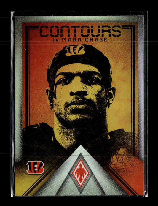 2022 Panini Phoenix Ja'Marr Chase #CT-12 Contours Cincinnati Bengals
