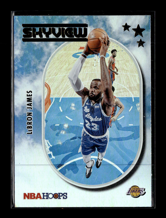 2021-22 Hoops LeBron James #3 Skyview Los Angeles Lakers
