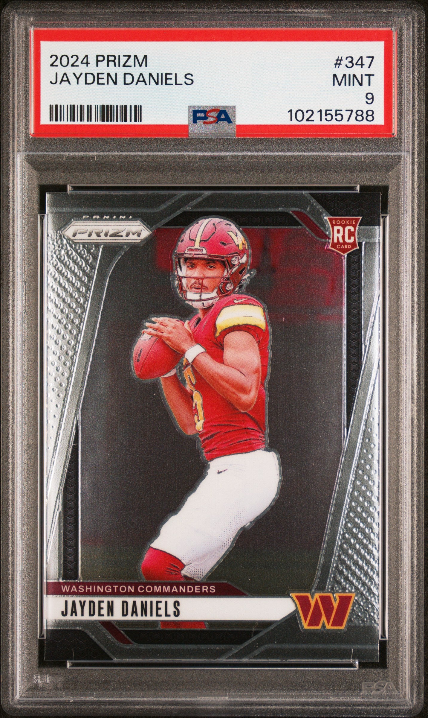 2024 Panini Prizm Jayden Daniels #347 PSA 9