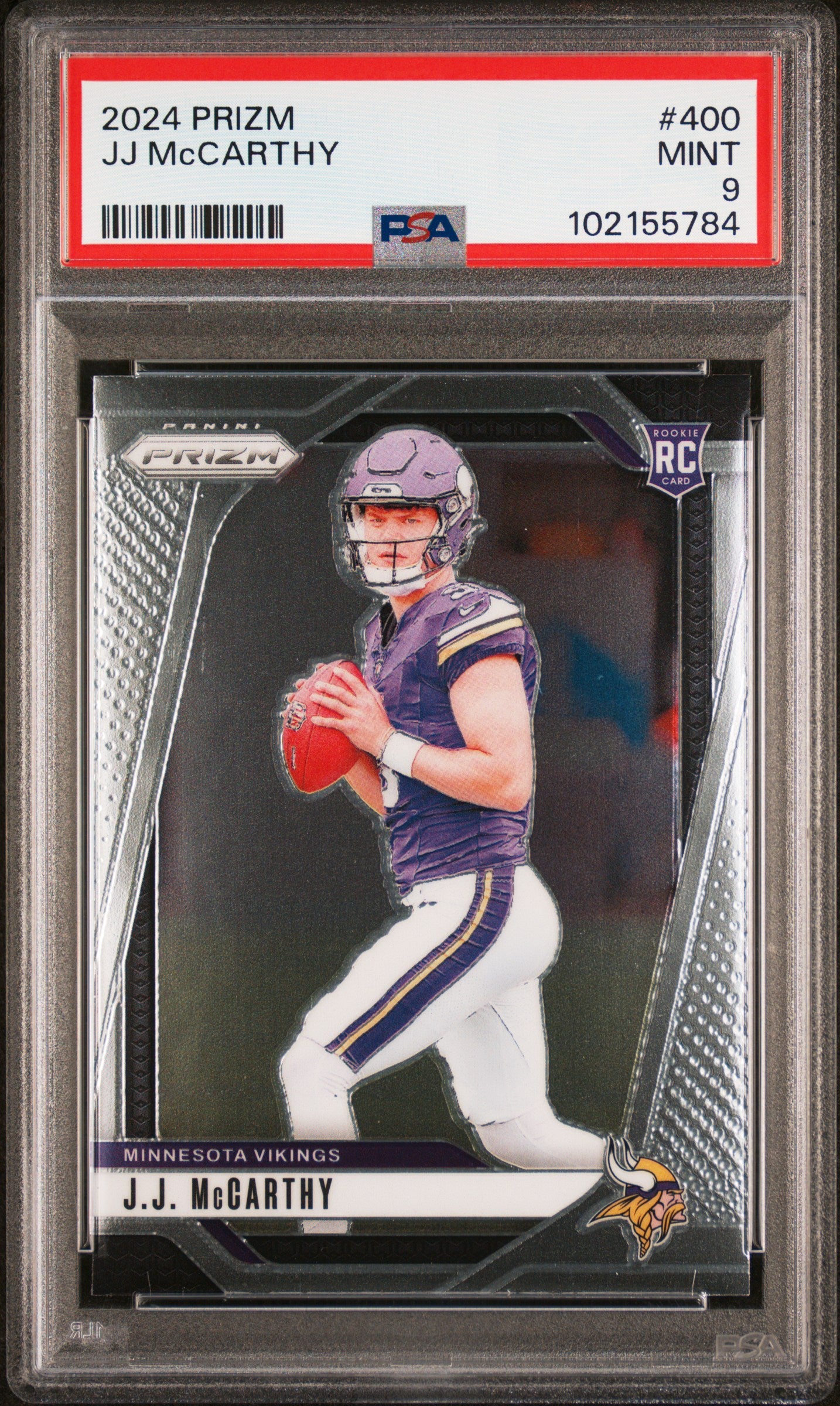 2024 Panini Prizm Jj Mccarthy #400 PSA 9