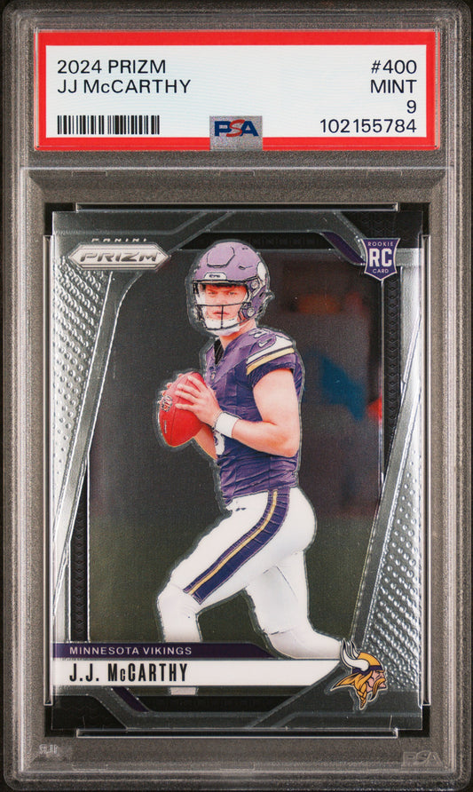 2024 Panini Prizm Jj Mccarthy #400 PSA 9