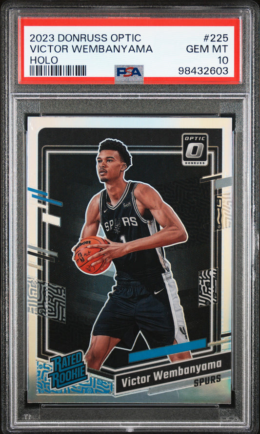 2023 Panini Donruss Optic Victor Wembanyama #225 Holo PSA 10