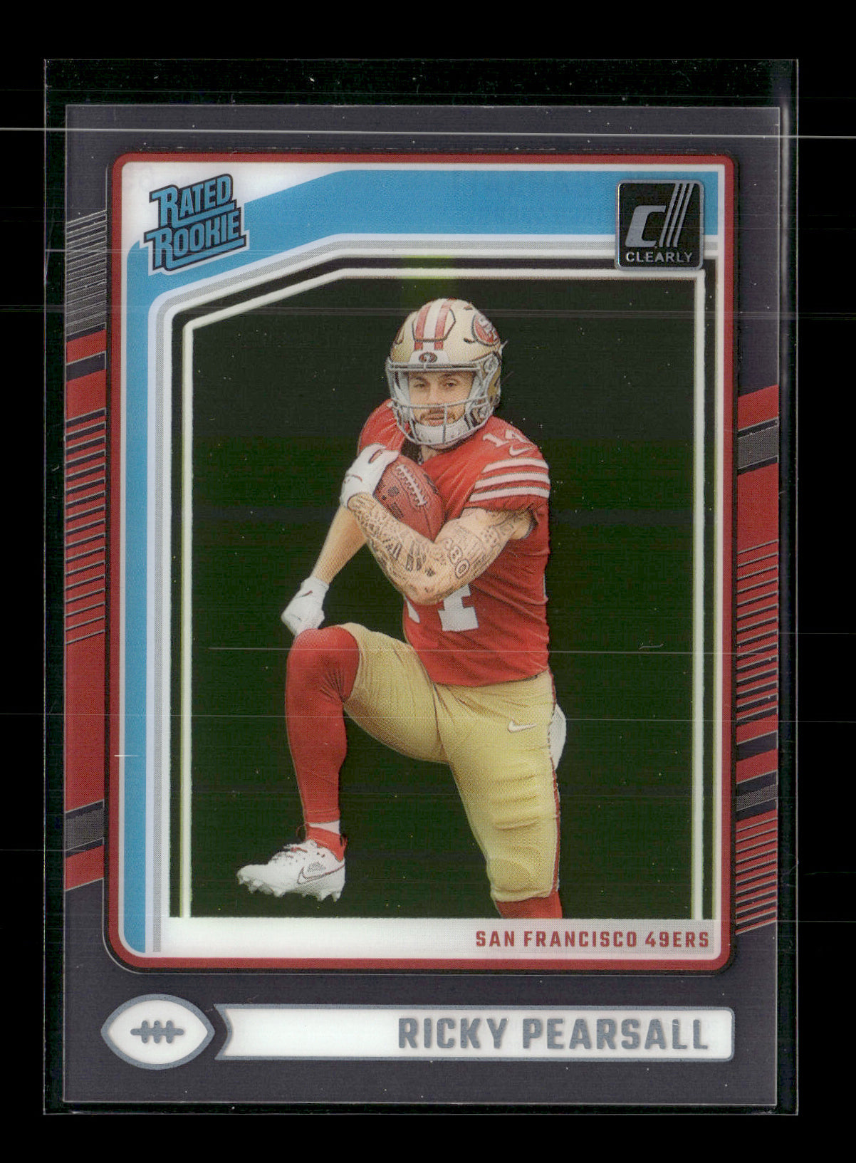 2024 Clearly Donruss Ricky Pearsall #65 San Francisco 49ers