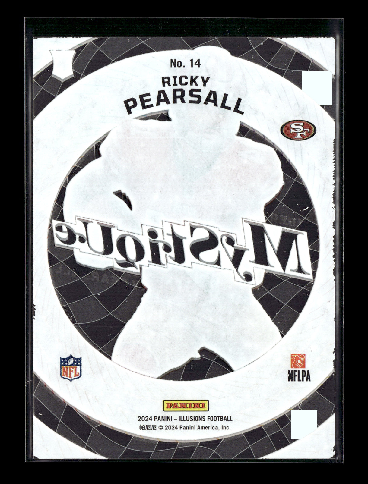 2024 Panini Illusions Ricky Pearsall #14 Mystique San Francisco 49ers