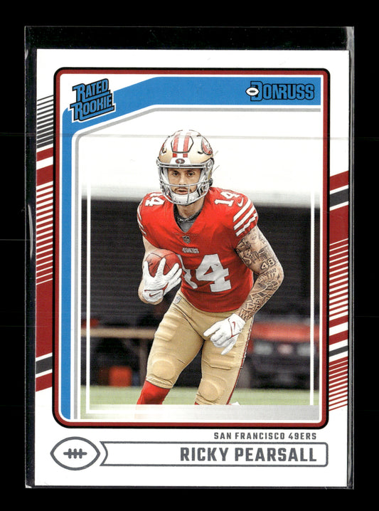 2024 Donruss Ricky Pearsall #318 San Francisco 49ers