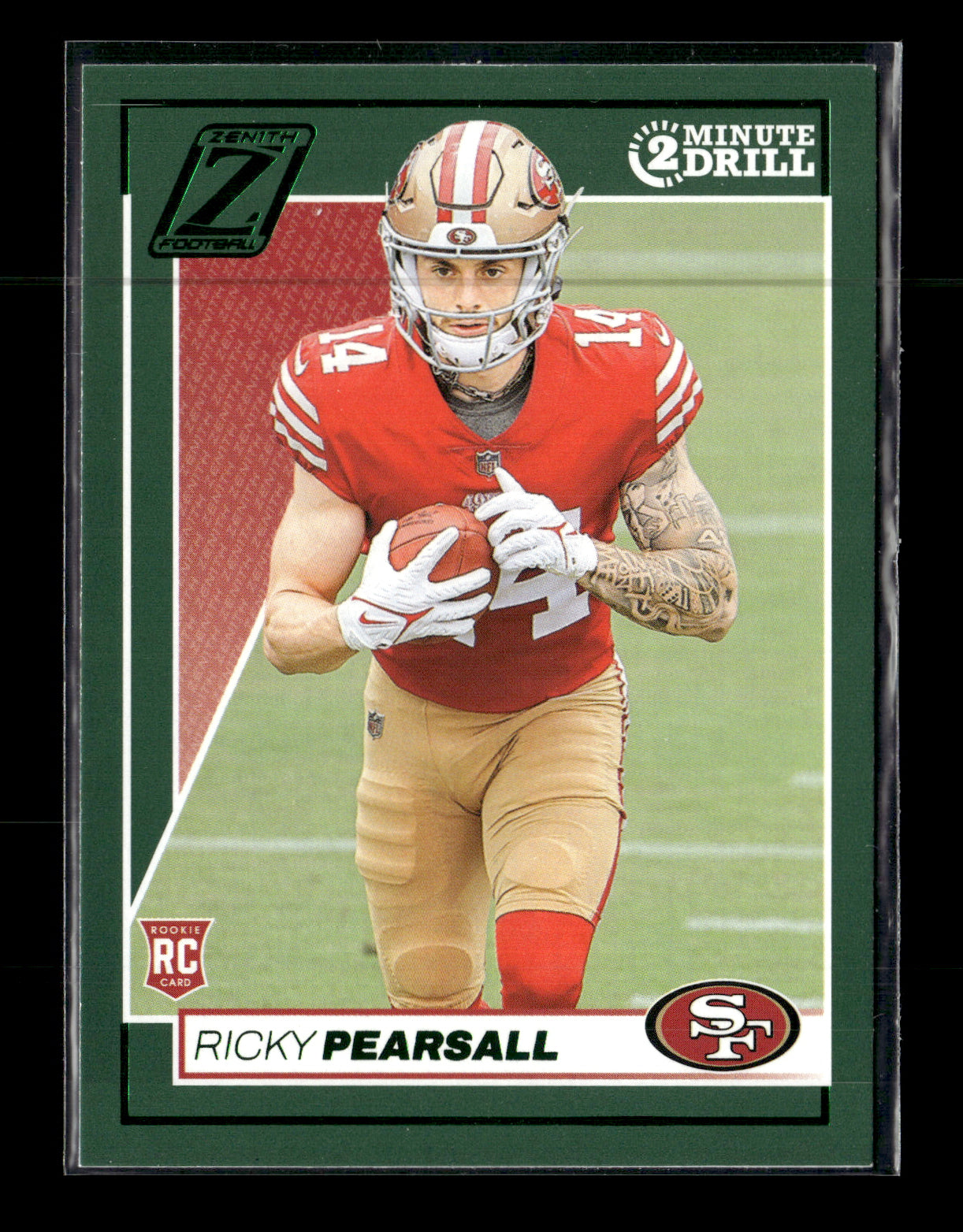 2024 Panini Zenith Ricky Pearsall #184 Two Minute Drill San Francisco 49ers