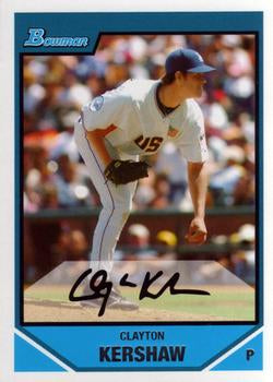 2007 Bowman Draft Picks & Prospects #BDPP77 Clayton Kershaw Prospects Dodgers