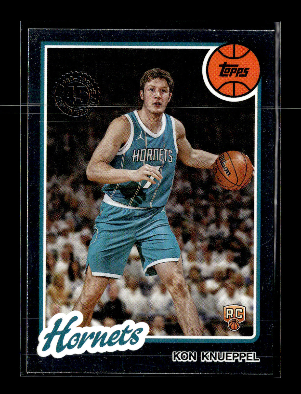 2025-26 Topps #80BK-53 Kon Knueppel 1980-81 Topps Basketball Charlotte Hornets