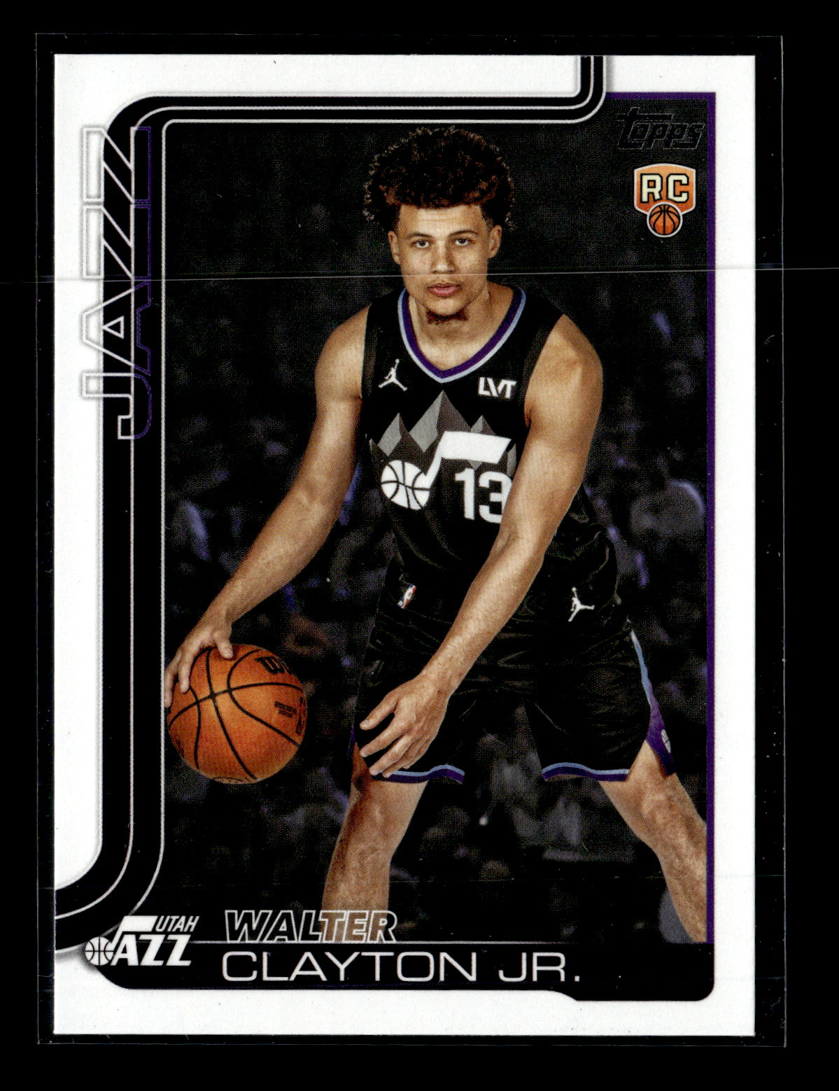 2025-26 Topps #218 Walter Clayton Jr. Rookie Utah Jazz
