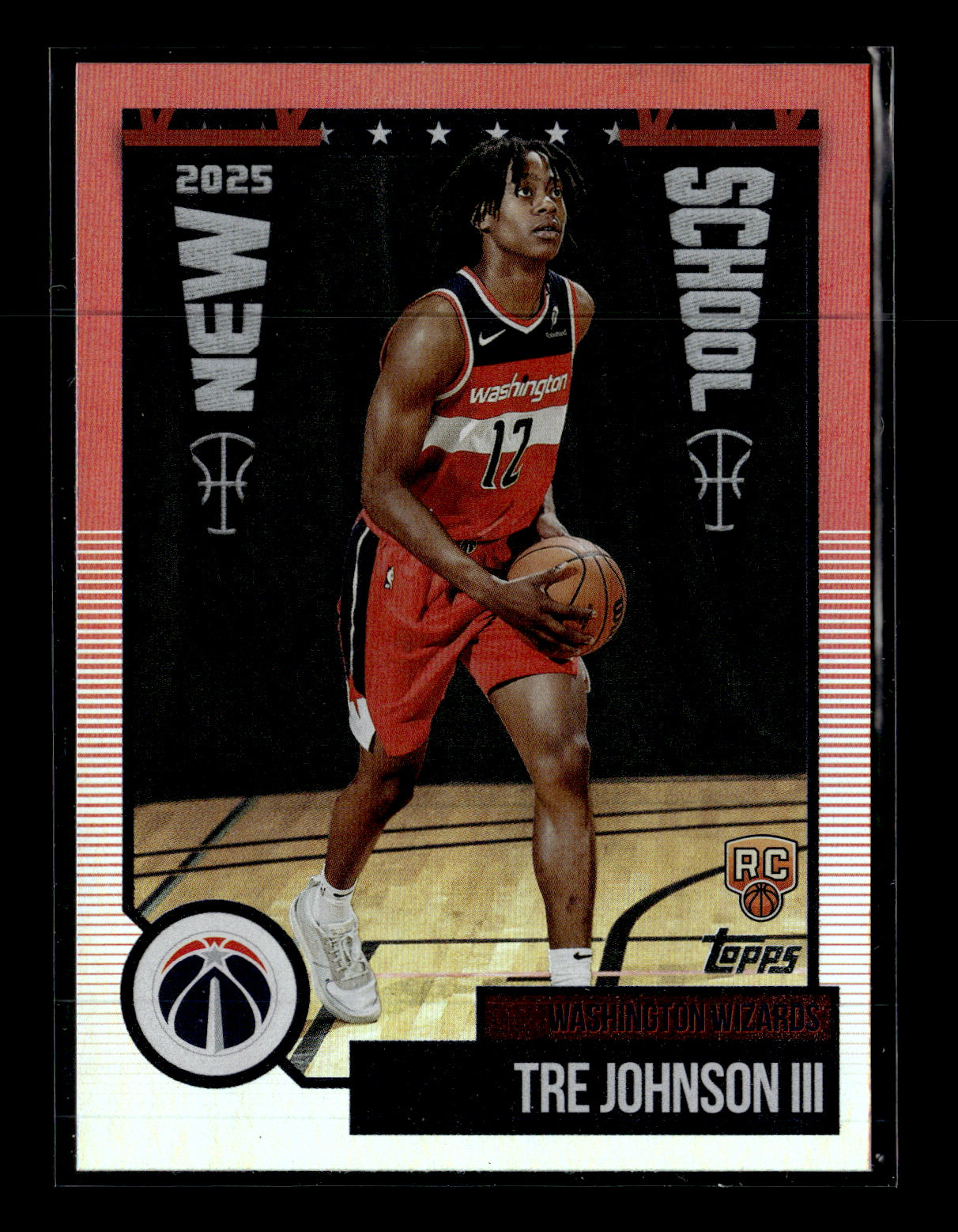 2025-26 Topps #NS-6 Tre Johnson III New School Washington Wizards