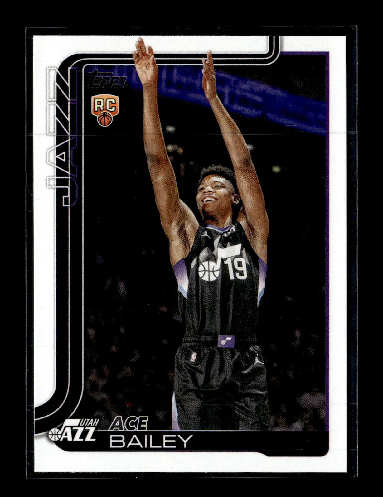 2025-26 Topps #205 Ace Bailey Season Tip Off Rookie Utah Jazz