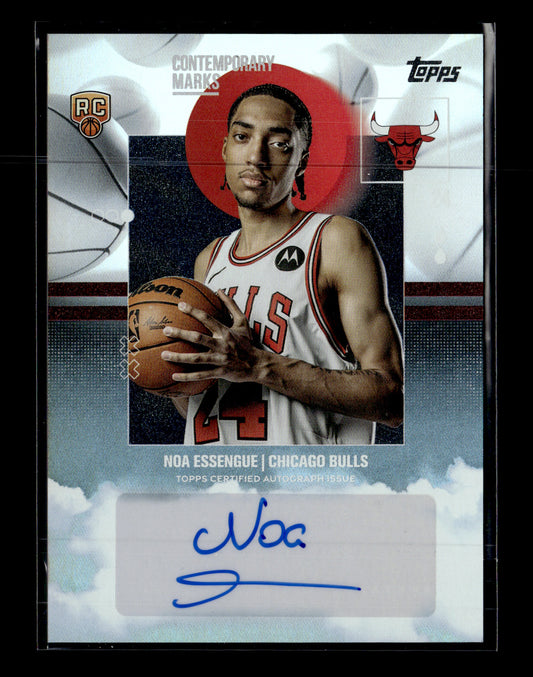 2025-26 Topps #CM-NE Noa Essengue Contemporary Marks Chicago Bulls