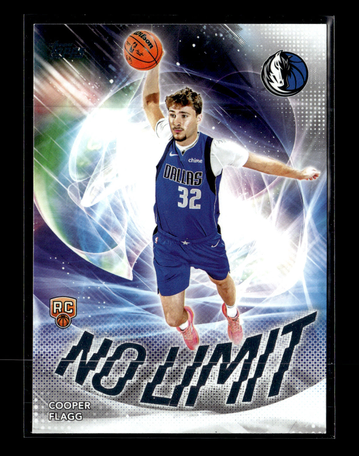 2025-26 Topps #NL-1 Cooper Flagg No Limit Dallas Mavericks