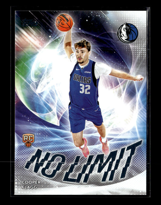 2025-26 Topps #NL-1 Cooper Flagg No Limit Dallas Mavericks