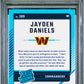 2024 Panini Donruss Jayden Daniels #389 Red Pandora PSA 9 Washington Commanders