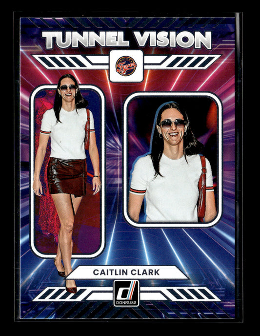 2025 Donruss WNBA Caitlin Clark #1 Tunnel Vision Indiana Fever
