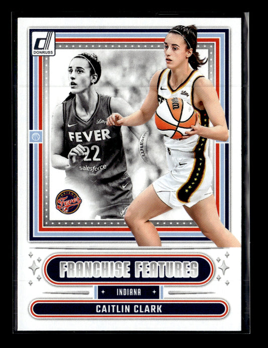 2025 Donruss WNBA Caitlin Clark #13 Franchise Features Indiana Fever