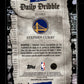 2025-26 Topps Stephen Curry #DD-6 The Daily Dribble Golden State Warriors