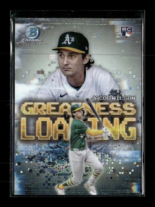 2025 Bowman Jacob Wilson #GL-16 Greatness Loading Athletics