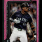 2025 Topps Julio Rodríguez #266 Pink Holo Foil Seattle Mariners
