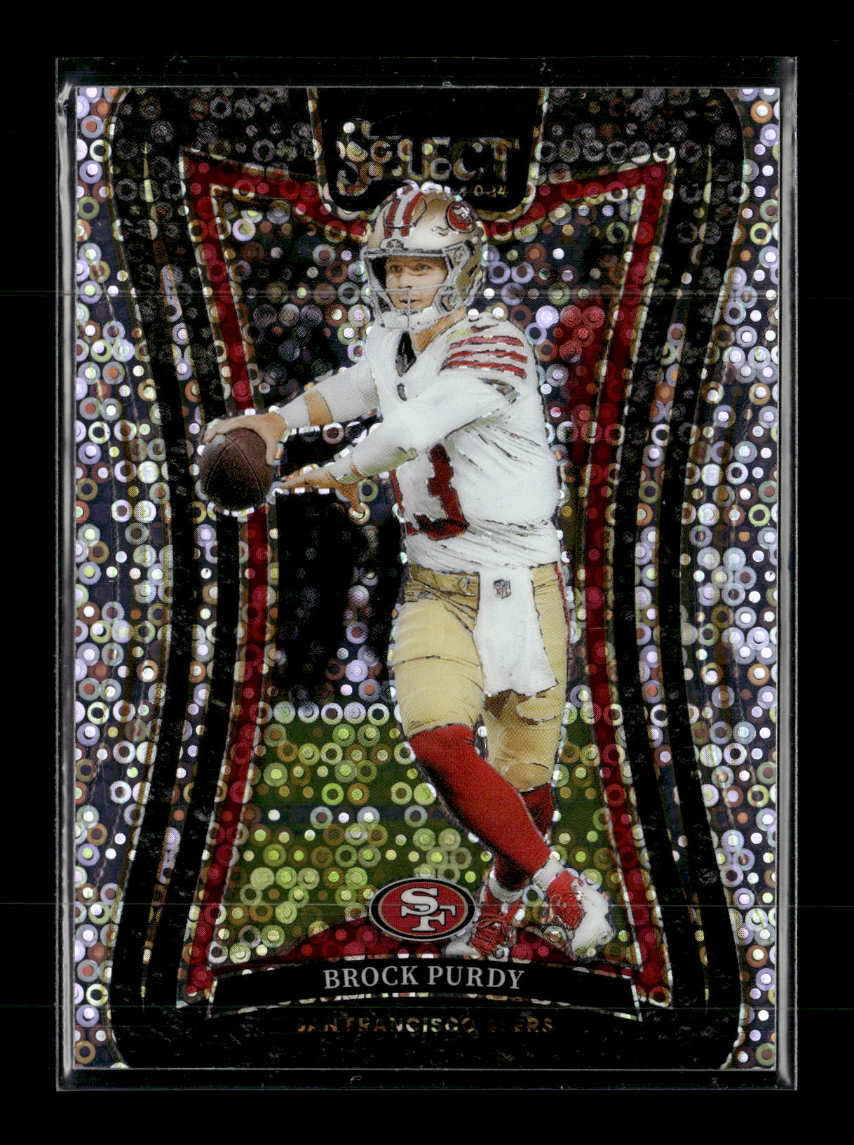 2024 Panini Select Brock Purdy #390 Disco Prizm San Francisco 49ers