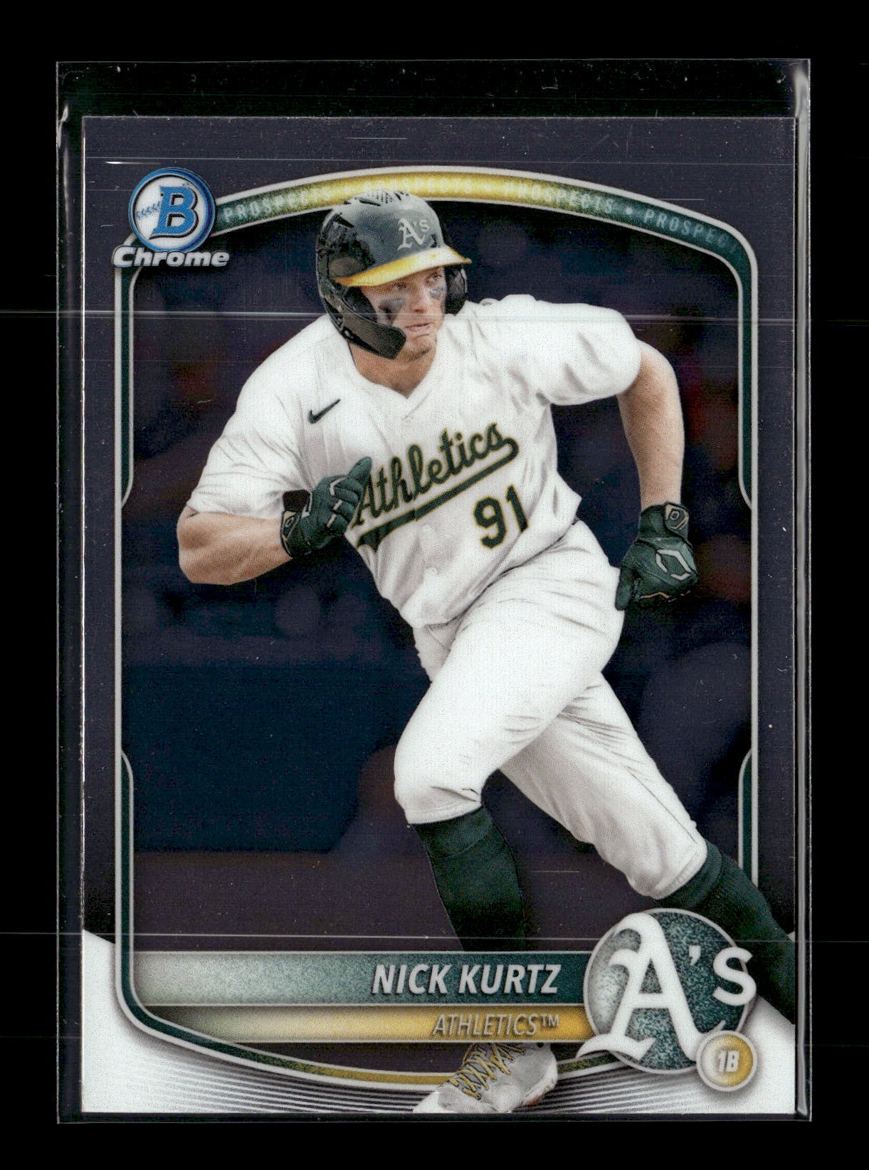 2025 Bowman Nick Kurtz #BCP-114 Chrome Prospects Athletics