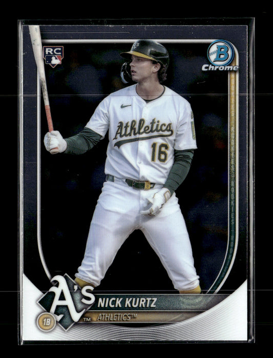 2025 Bowman Chrome Nick Kurtz #93 Athletics